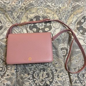 Dagne Dover Medium Andra Crossbody in Lychee